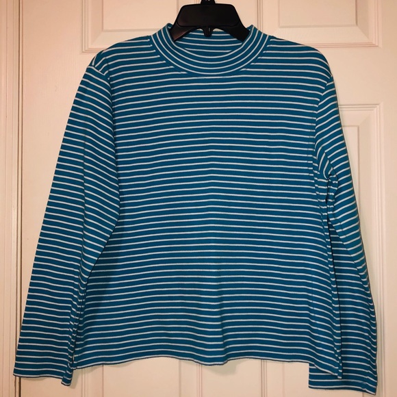 VTG Draper’s & Damon’s Blue Turtleneck - Picture 1 of 4